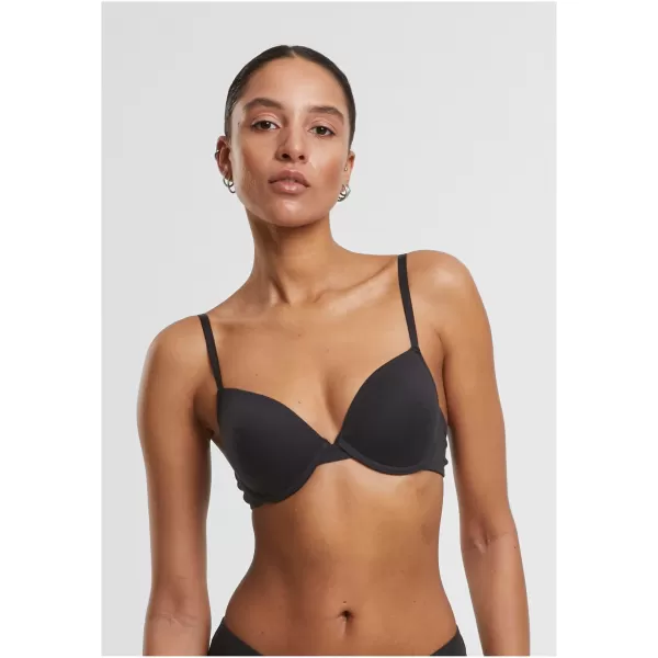  Dámská podprsenka URBAN CLASSICS TB7652A BLACK/BLACK 