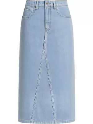 Dámská sukně URBAN CLASSICS TB7443 NEW LIGHT BLUE WASHED