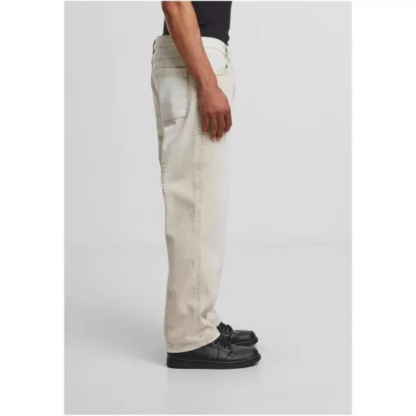  Pánské džíny URBAN CLASSICS TB7605 WHITE DIRTY WASHED 