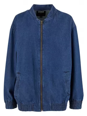 Dámská bunda URBAN CLASSICS TB7131 MID DEEP BLUE WASHED