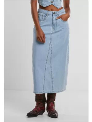 Dámská sukně URBAN CLASSICS TB7443 NEW LIGHT BLUE WASHED