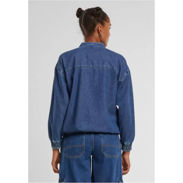  Dámská bunda URBAN CLASSICS TB7131 MID DEEP BLUE WASHED 