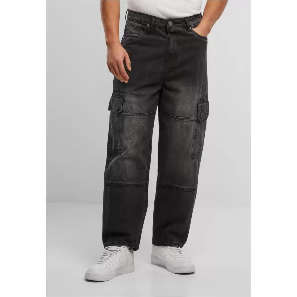 Pánské džíny URBAN CLASSICS TB6747 BLACK WASHED 