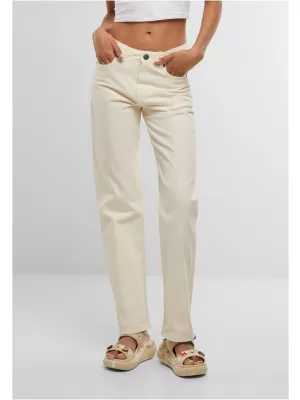 Dámské džíny URBAN CLASSICS TB7193 WHITE SAND