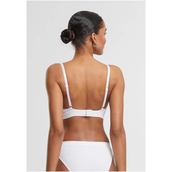  Dámská podprsenka URBAN CLASSICS TB7657A WHITE/WHITE 