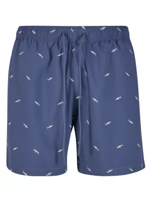 Pánské koupací šortky URBAN CLASSICS TB2680 VINTAGE BLUE/FROST MINT