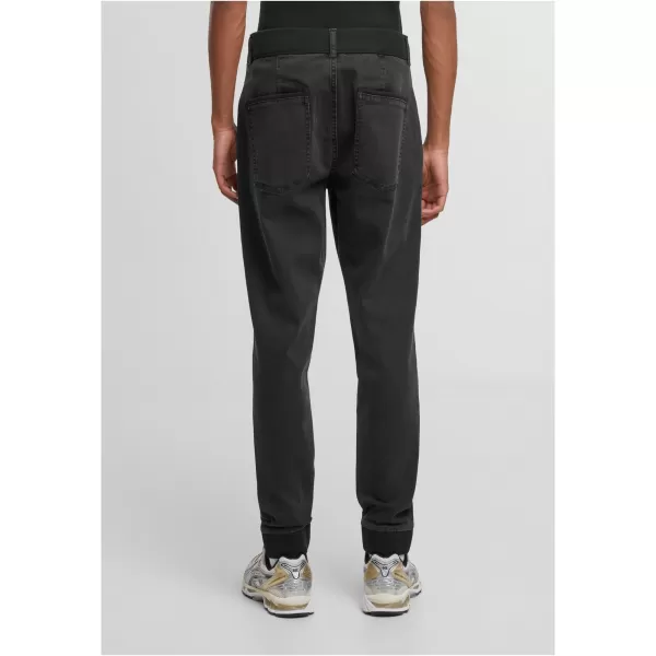  Pánské džíny URBAN CLASSICS TB7567 BLACK WASHED 