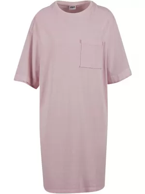 Dámské šaty URBAN CLASSICS TB7493 BLUSHED ROSE