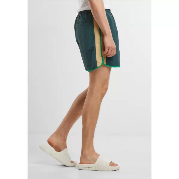  Pánské koupací šortky URBAN CLASSICS TB7348 BOTTLE GREEN 