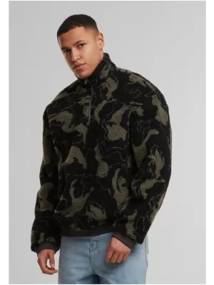 Pánská mikina URBAN CLASSICS TB8024 OLIVE WIRL