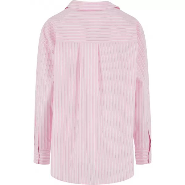  Dámská blůza URBAN CLASSICS TB7176 SOFT PINK/WHITE 