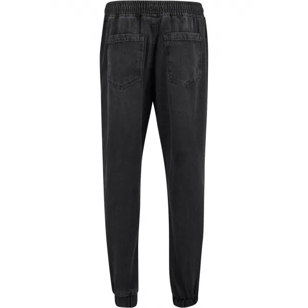  Pánské džíny URBAN CLASSICS TB7296 BLACK WASHED 