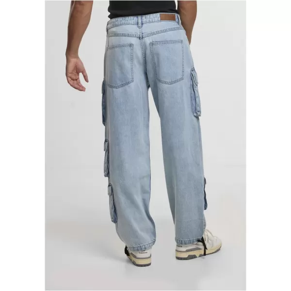  Pánské kalhoty URBAN CLASSICS TB7322 NEW LIGHT BLUE WASHED 
