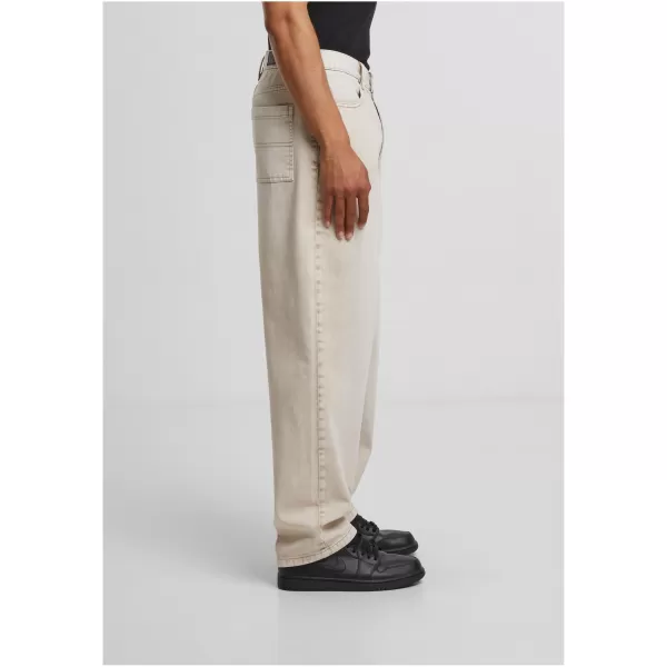  Pánské džíny URBAN CLASSICS TB4461 WHITE DIRTY WASHED 
