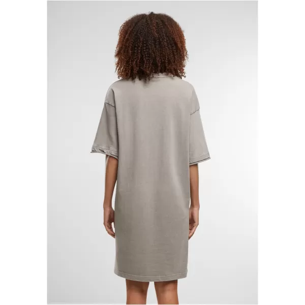  Dámské šaty URBAN CLASSICS TB7493 STEEL GREY 