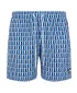 Pánské koupací šortky URBAN CLASSICS TB2679 BLUE RETRO PATTERN