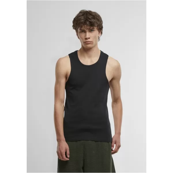  Pánské triko URBAN CLASSICS TB7650A BLACK/BLACK 