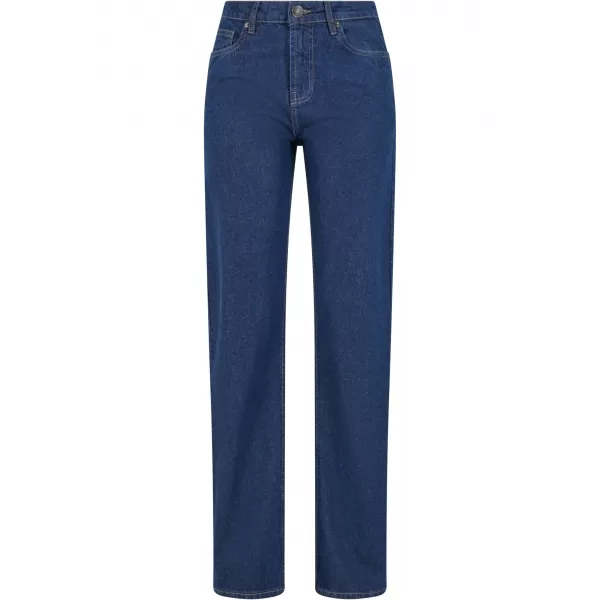  Dámské džíny URBAN CLASSICS TB7193 MID DEEP BLUE WASHED 
