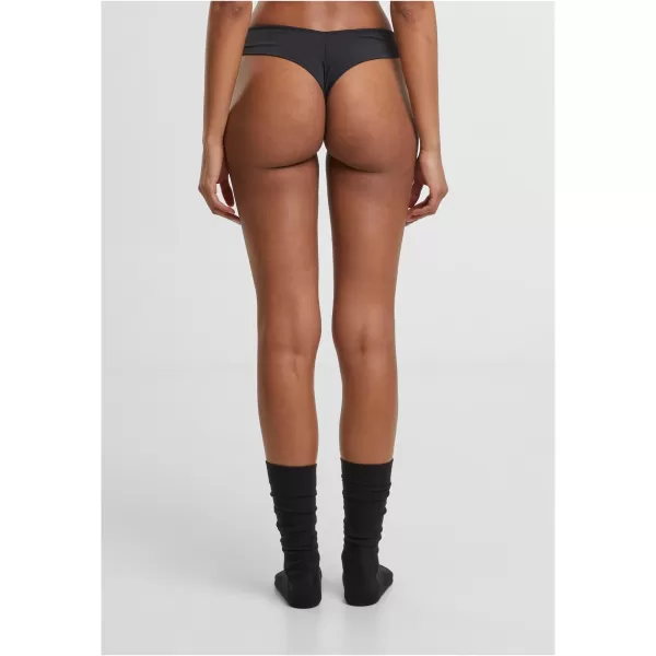  Dámská tanga URBAN CLASSICS TB7850A BLACK/BLACK 