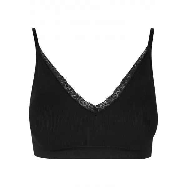  Dámská podprsenka URBAN CLASSICS TB7657A BLACK/BLACK 