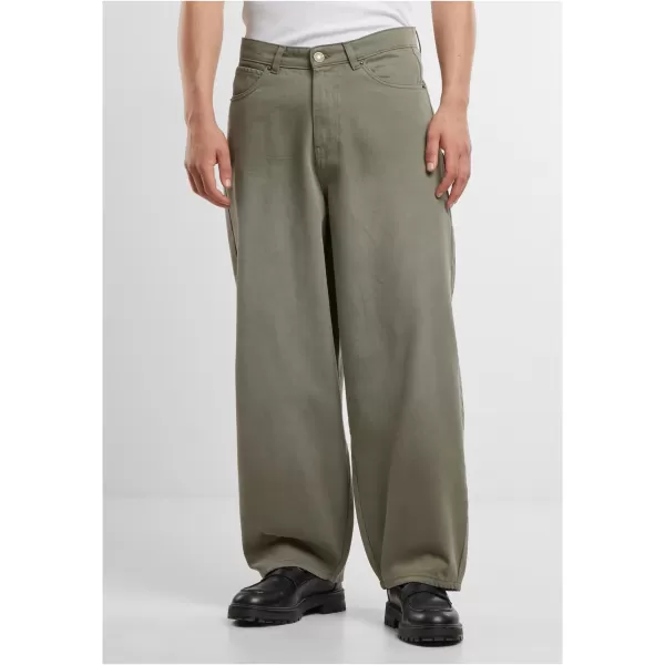  Pánské džíny URBAN CLASSICS TB6746 PALE OLIVE 