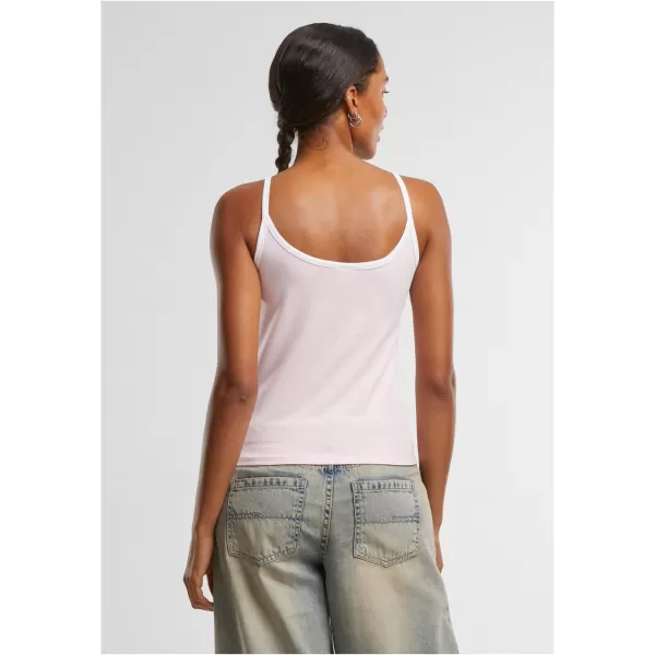  Dámské tílko URBAN CLASSICS TB7485A POWDER BLUE/WHITE/BLUSHED ROSE/WHITE 