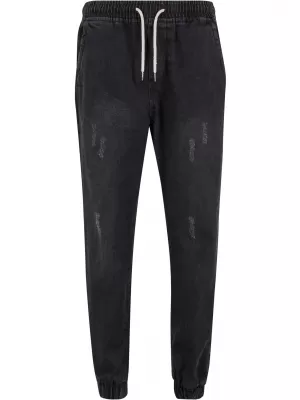 Pánské džíny URBAN CLASSICS TB7296 BLACK WASHED