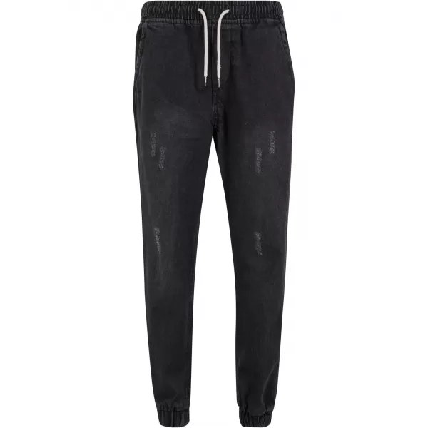  Pánské džíny URBAN CLASSICS TB7296 BLACK WASHED 