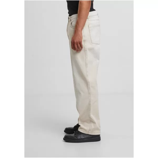  Pánské džíny URBAN CLASSICS TB7605 WHITE DIRTY WASHED 