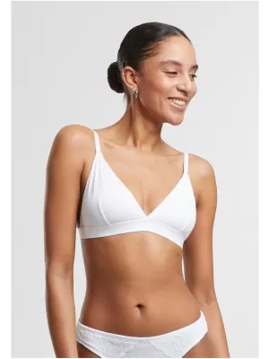 Dámská podprsenka URBAN CLASSICS TB7655A WHITE/WHITE