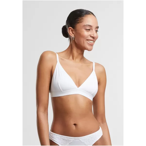  Dámská podprsenka URBAN CLASSICS TB7655A WHITE/WHITE 