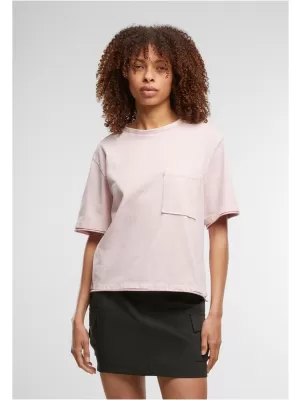 Dámské triko URBAN CLASSICS TB7465 BLUSHED ROSE