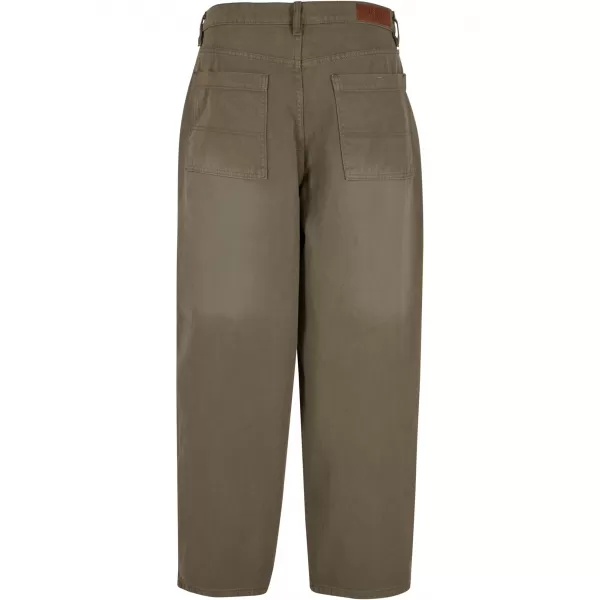  Pánské džíny URBAN CLASSICS TB6746 PALE OLIVE 