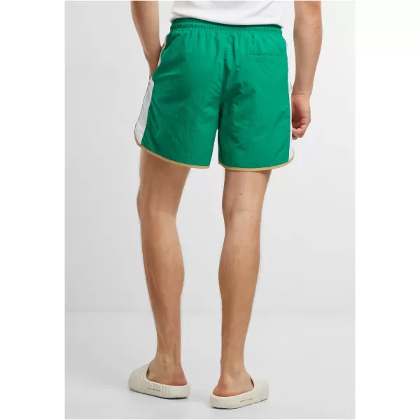  Pánské koupací šortky URBAN CLASSICS TB7348 FROG GREEN 