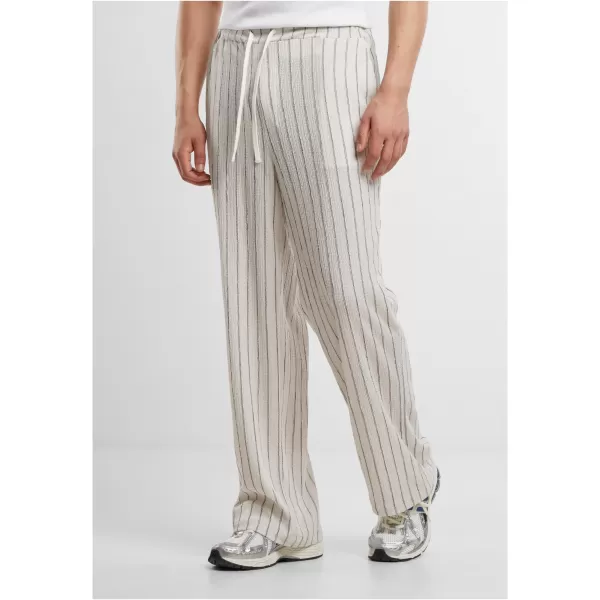  Pánské kalhoty URBAN CLASSICS TB7341 OFF WHITE/BLACK 