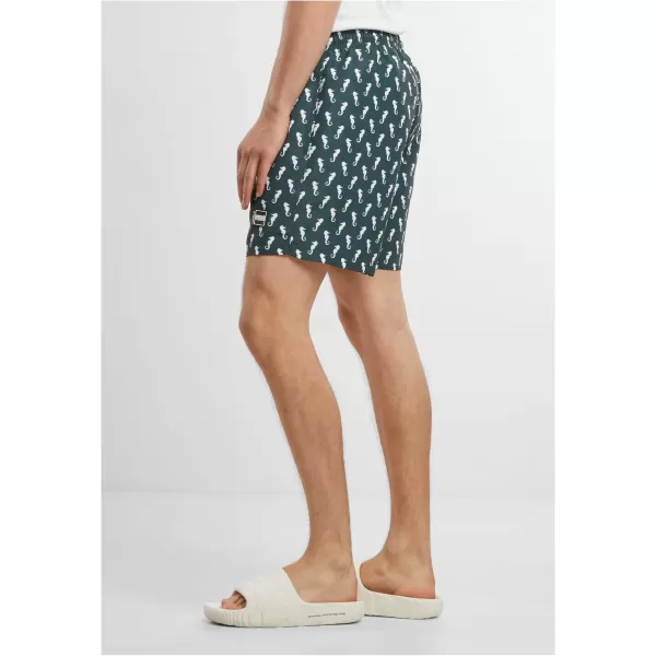  Pánské koupací šortky URBAN CLASSICS TB2679 DARK GREY 