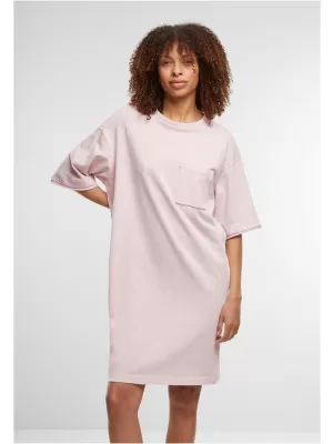Dámské šaty URBAN CLASSICS TB7493 BLUSHED ROSE