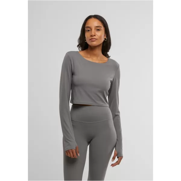  Dámské triko URBAN CLASSICS TB7807 SENIOR GREY 