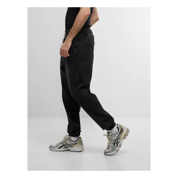  Pánské džíny URBAN CLASSICS TB7296 BLACK WASHED 