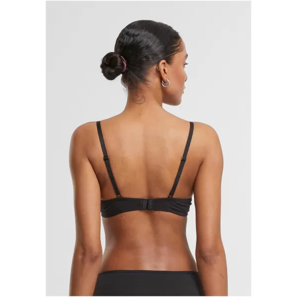  Dámská podprsenka URBAN CLASSICS TB7652A BLACK/WHITE 