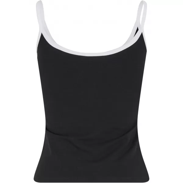  Dámské tílko URBAN CLASSICS TB7485A BLACK/WHITE/WHITE/BLACK 