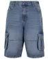 Pánské kraťasy URBAN CLASSICS TB7367 MID DEEP BLUE WASHED