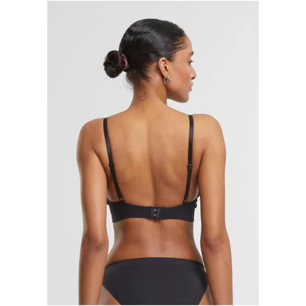  Dámská podprsenka URBAN CLASSICS TB7657A BLACK/BLACK 