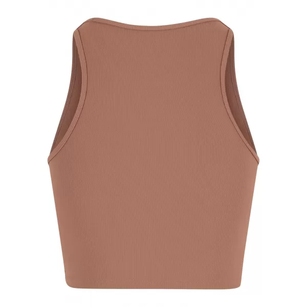  Dámské triko URBAN CLASSICS TB7802 LIGHT BROWN 