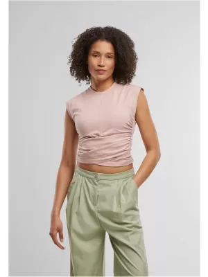 Dámské triko URBAN CLASSICS TB7450 POWDER ROSE