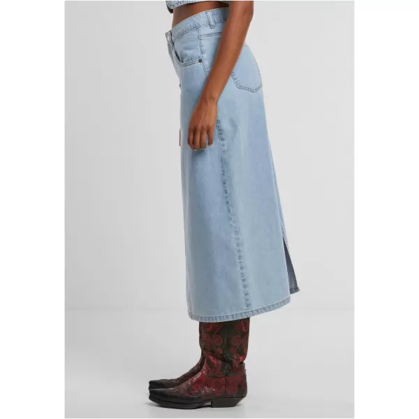  Dámská sukně URBAN CLASSICS TB7443 NEW LIGHT BLUE WASHED 