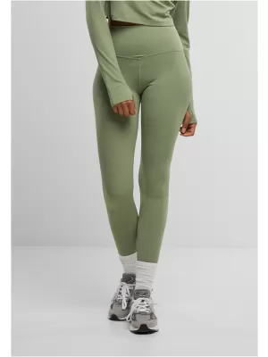 Dámské kalhoty URBAN CLASSICS TB7804 MATCHA GREEN