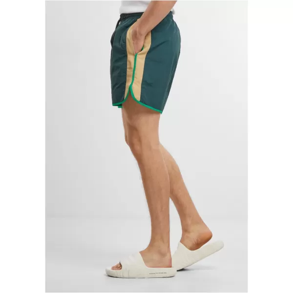  Pánské koupací šortky URBAN CLASSICS TB7348 BOTTLE GREEN 