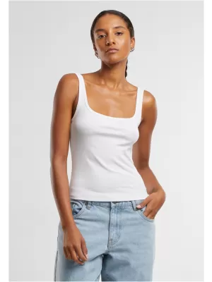 Dámské tílko URBAN CLASSICS TB7513A WHITE/SOFT SALVIA