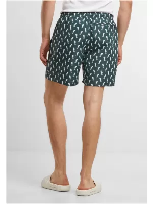 Pánské koupací šortky URBAN CLASSICS TB2679 DARK GREY MELANGE